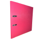 Biblioraft A4, plastifiat PP/paper, margine metalica, 50 mm, Optima Classic - pink