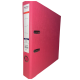 Biblioraft A4, plastifiat PP/PP, margine metalica, 50 mm, Optima Premium - pink