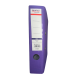 Biblioraft A4, plastifiat PP/paper, margine metalica, 75 mm, Optima Classic - violet