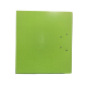 Biblioraft A4, plastifiat PP/paper, margine metalica, 75 mm, Optima Classic - verde deschis