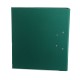 Biblioraft A4, plastifiat PVC/paper, margine metalica, 50 mm, Optima Budget - verde