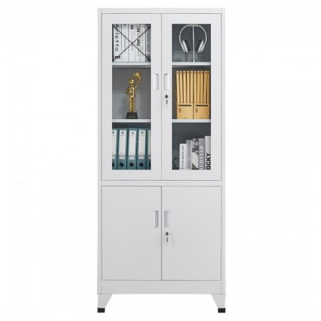 Dulap metalic Premium Medicamente si Instrumente medicale cu picioare 800x400x1920 mm (LxlxH), Neasamblat, PLUS