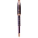 STILOU PARKER SONNET ROYAL Chiselled Silver Purple PGT (argint masiv 925)